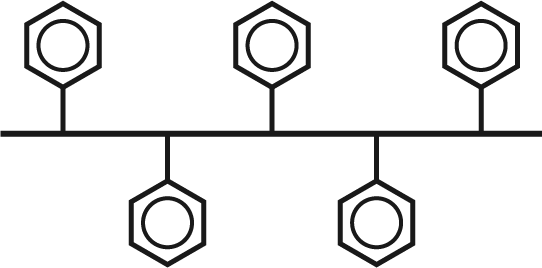 间同立构结构（SPS）的示意图